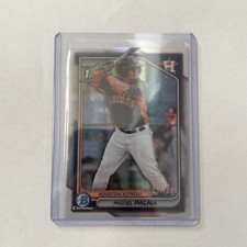 2024 Bowman Chrome Refractor 57/499 #BCP-166 Miguel Palma Houston Astros