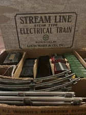 Marx Stream Line 25240 & Lionel tracks plus extras Train And More *See Below