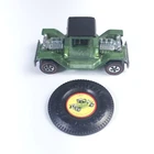 1971 T-4-2 Light Green Hot Wheels Redline HK Rare Beige/Gold Interior & Button