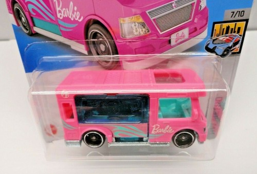 2022 HOT WHEELS PINK BARBIE DREAM CAMPER, HW METRO SERIES #7/10, HW #56, VHTF - Picture 4 of 11