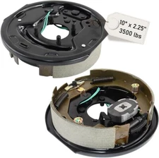 Dexter Type 10"x 2-1/4"Electric Trailer Brake Assembly 3500 lb Axle 1Pair(LH+RH)