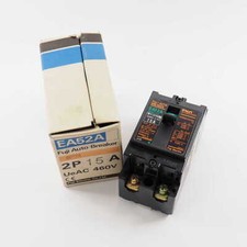 NEW Fuji Electric EA52A BB2AEA-015 Auto Circuit Breaker, 15 Amp, 2-Pole
