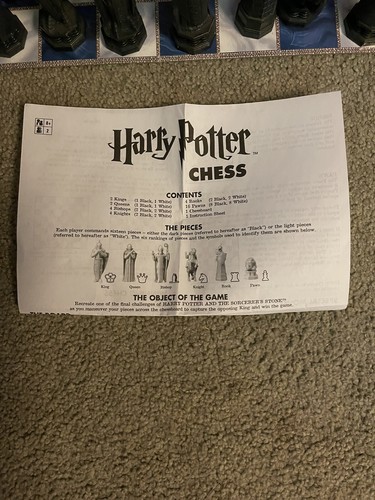 HARRY POTTER WIZARD CHESS SET WARNER BROS MATTEL - Picture 3 of 4