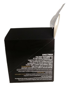 Pilules Erect-Man Extreme Potency - Renforcement Masculin - 60 Comprimés - Fabriqué En Inde
