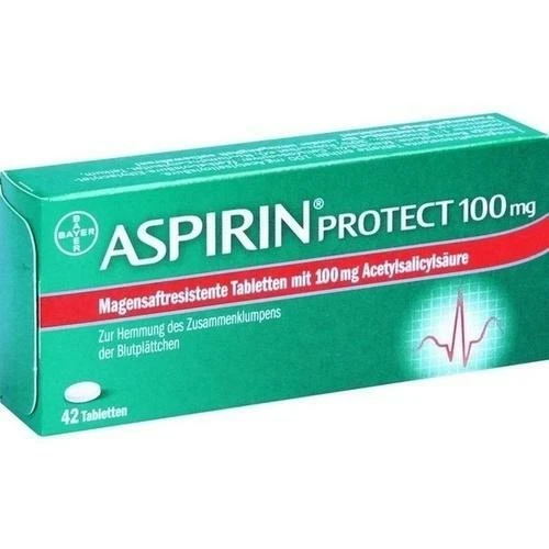 BAYER VITAL GMBH GB PHARMA ASPIRIN Protect 100 mg magensaftres.Tabletten 42 St PZN 6706149