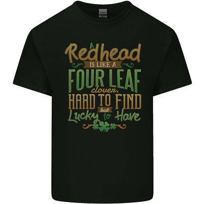 Lustiges irisches Kinder T-Shirt St Patricks Day Redhead Ginger Kinder