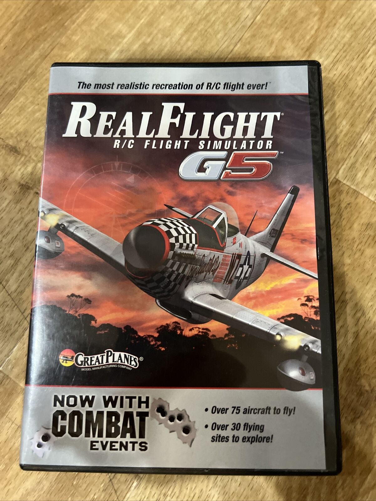 Great Planes RealFlight RC Simulator G5 CD (Combat Events, 75 Aircraft to Fly)