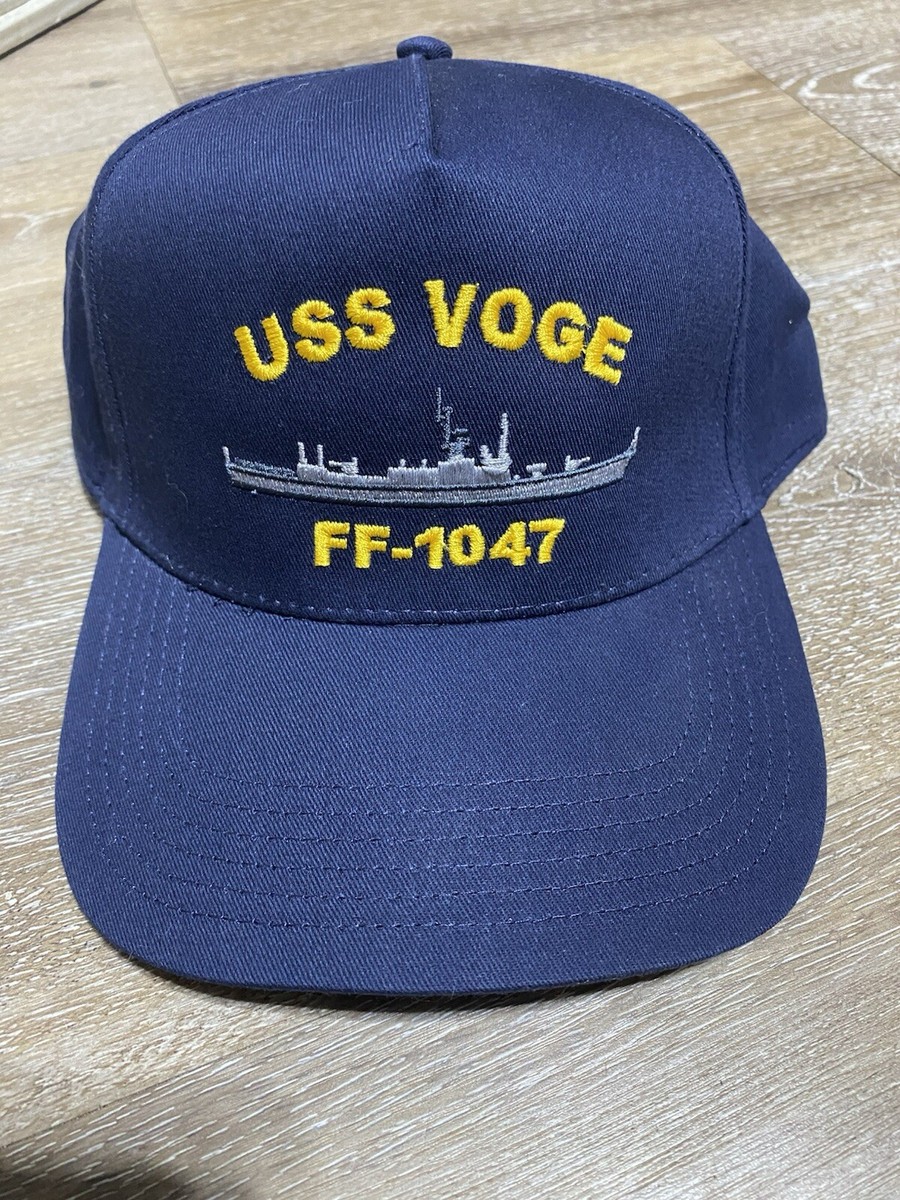 USS VOGE FF 1047 NAVY SHIP HAT . NOT A PATCH!! Direct Embroidered