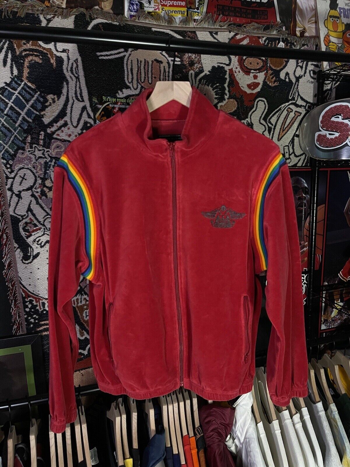 M★HYSTERIC GLAMOUR Velour Track Jacket