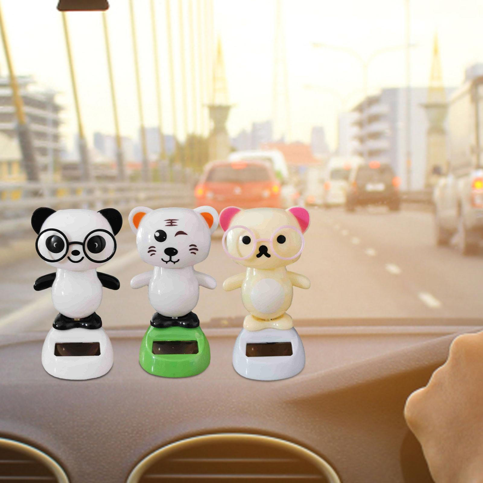 Solar Dancing Toys Car Dashboard Dancing Doll Solar Powered Animal
