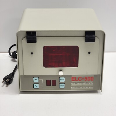 NICE - Electro-Lite Corporation ELC-500 Light Exposure System - NEEDS NEW BULBS