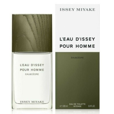 EAU CEDRE-ISSEY MIYAKE EDT INTENSE-SPRAY 3.3OZ-100 ML FOR MEN 100% AUTHENTIC,NEW