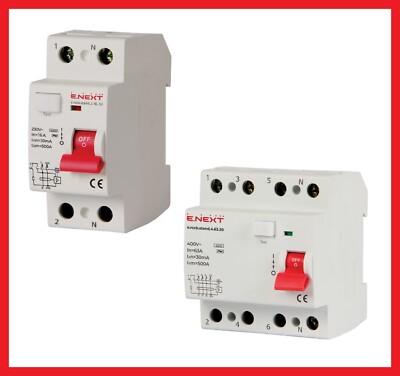 Fehlerstromschutzschalter RCD FI-Schutzschalter FI-SCHALTER 16A,25A,40A,63A,30mA