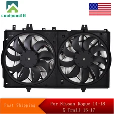 Dual Radiator Cooling Fan Assembly for Nissan Rogue 2014-2020 X-Trail 2014-2020