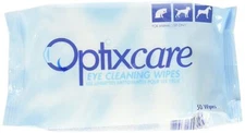 Optixcare 50 Count Eye Cleaning Wipes for Cats and Dogs Gentle Tear Stain Rem...