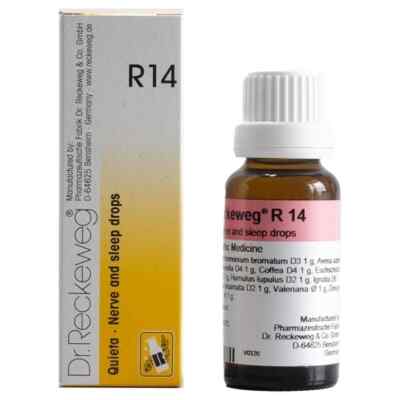 1xDr. Reckeweg R14 Nerve Tonic Sleep Anxiety Stress Drops 22ml | Free shipping