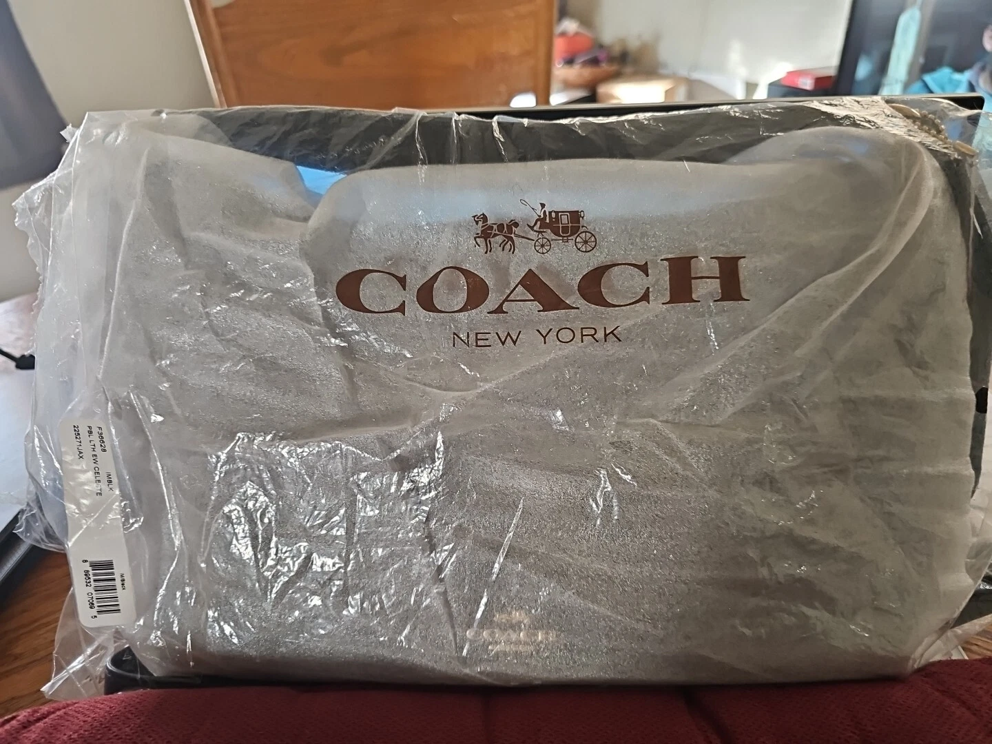 Coach Borsa Hobo Donna (Oro Nero)