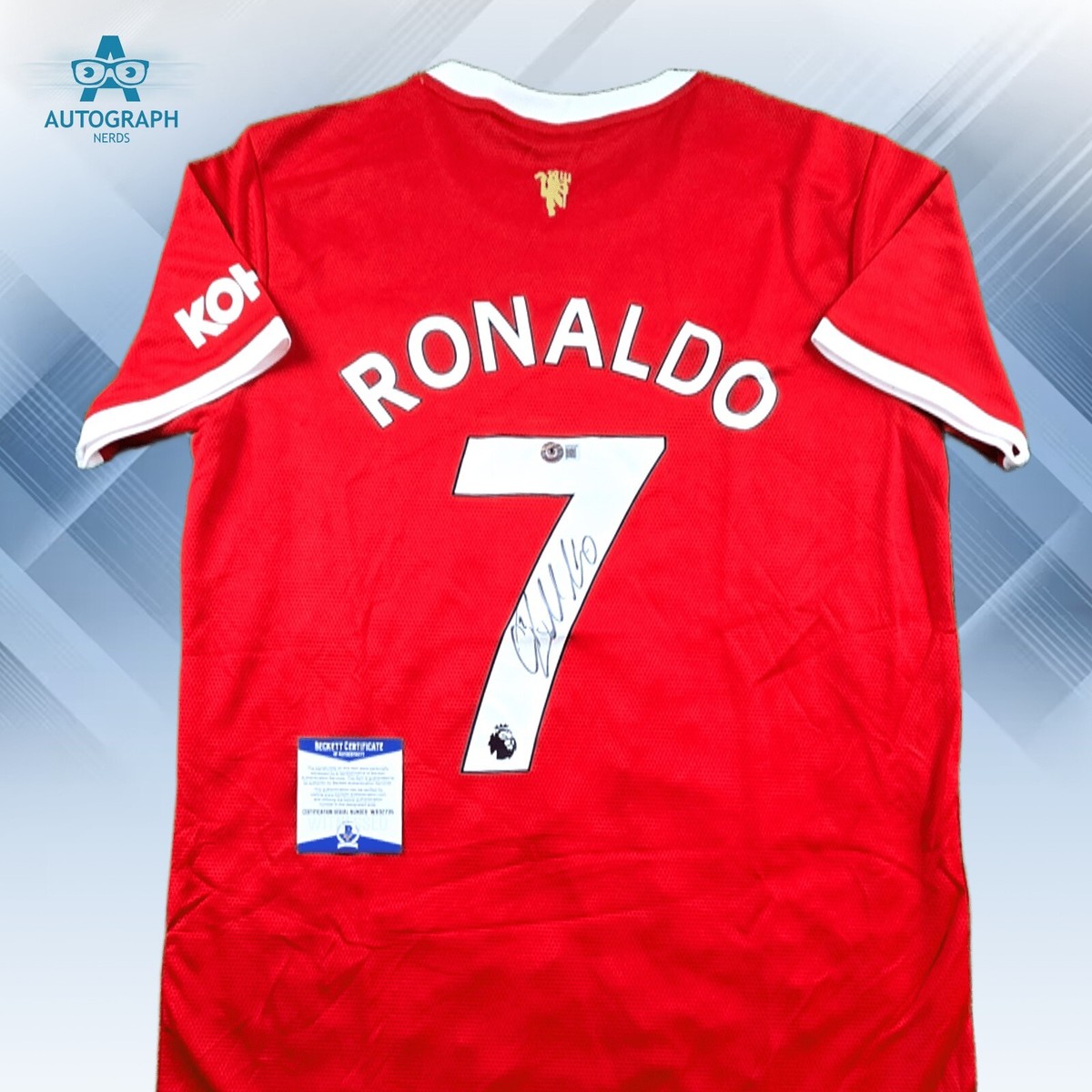 CRISTIANO RONALDO サイン入りユニフォーム Cristiano Ronaldo Signed Manchester United 2021 Home Jersey