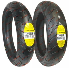 Dunlop AE2 MT90B16 MU85B16 Front Rear Tire Set Motorcycle Tires American Elite 2
