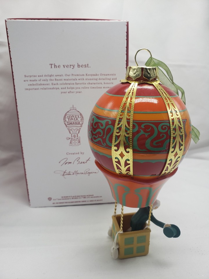 Hallmark Keepsake 2019 Wizard Of Oz State Fair Omaha Balloon Christmas
