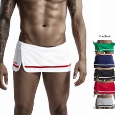 SEOBEAN Men’s towel shorts bathing wear home pajama shorts culottes corduroy