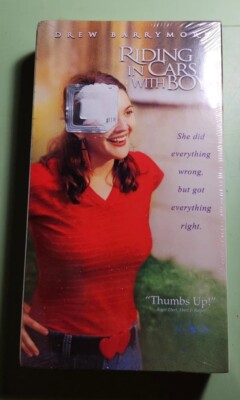 Riding in Cars with Boys VHS 2002 Drew Barrymore SEALED