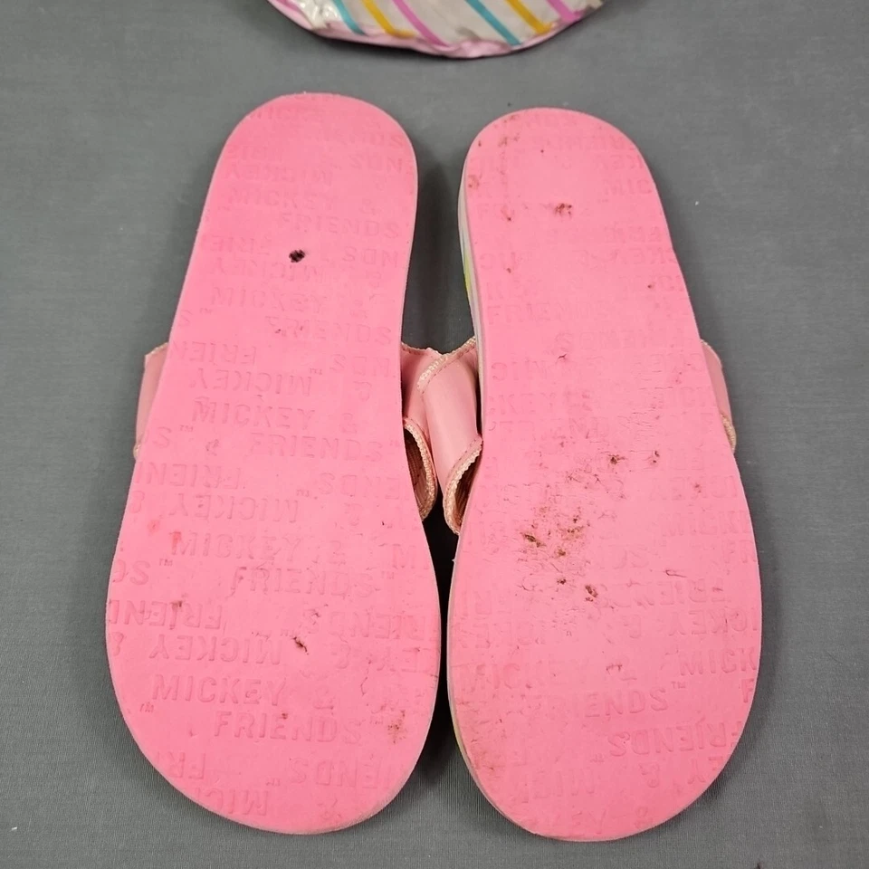 Sandalias Calzado Mickey And Friends 1986 Minnie Mouse Niñas Talla 2-3 De Colección  Foto 4 de 4