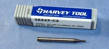 New Harvey Tool Carbide end mills0.047" Dia. X .141"LOC 0.005" cr 1-1/2 OAL
