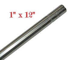 12" x 1" Live Axle with 1/4" Keyway Go Kart, Drift Trike, Mini Bike Parts New