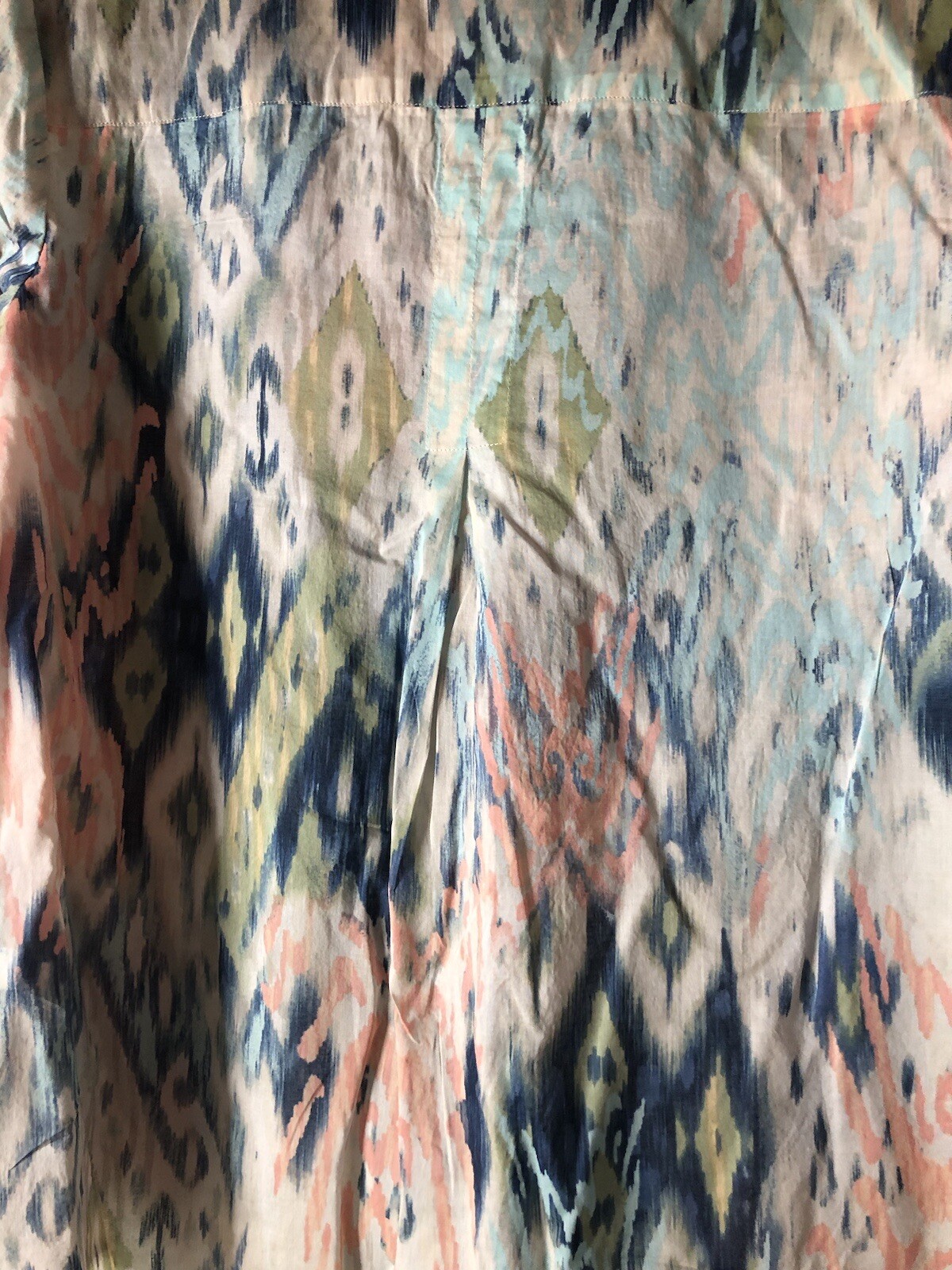 Chico’s Button Down ikat Print Multicolor Long Sl… - image 7