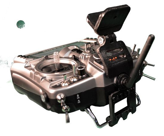 Monture Réglable Pour Moniteur LCD FrSky TARANIS - Compatible Radio RC FPV + Anneau 1/4"