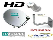 Kit Parabola satellitare Fracarro completa staffa da 50 muro antenna parabolica