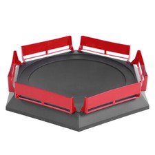 Black Burst Gyro Disk Exciting Duel Top Dreidel Toy Accessor MU