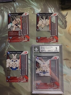 Omega Shenron 1-3 HT + BGS 9 Lvl 5 Dragonball GT TCG CCG LIMITED