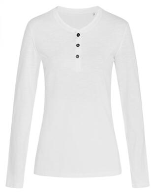 Damen Sharon Henley Long Sleeve for women | Stedman | ST9580
