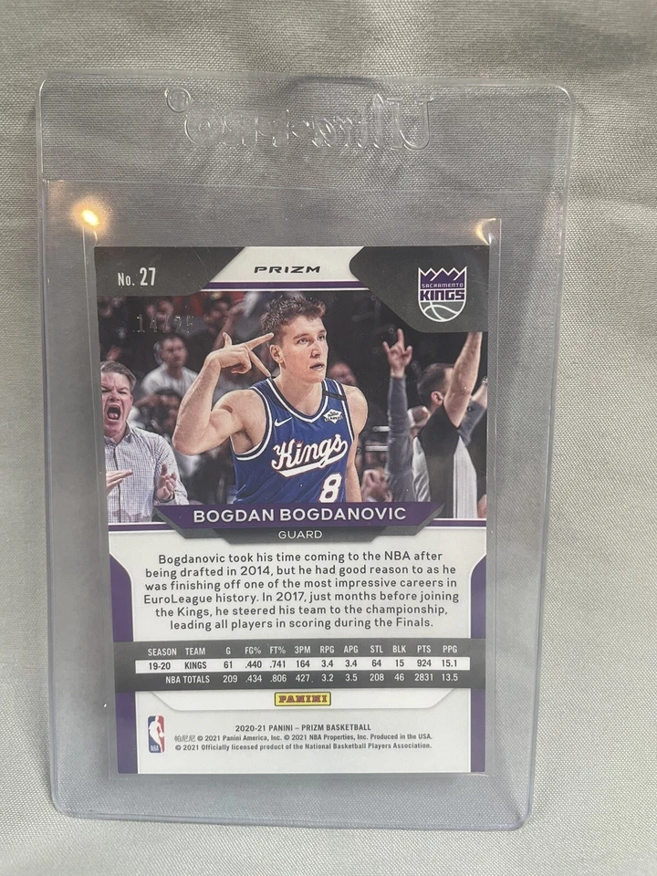 Bogdan Bogdanovic Mojo Prizm, 14/25, No.27 - MINT - Image 2 of 3