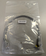 10X6-02101, CABLE, 24AWG, 4 PAIR, CAT5e, RJ-45 MALE to MALE, 1'