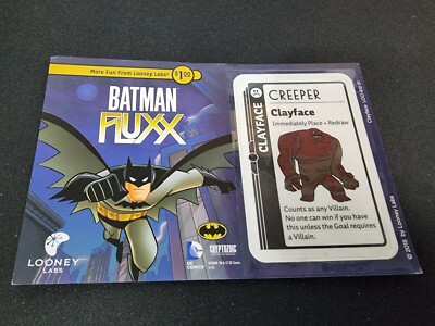 Batman Fluxx Looney Labs Clayface Creeper Promo Card