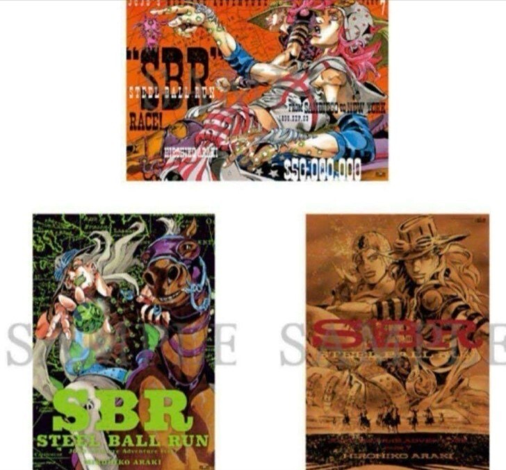JOJO CARAVAN Art Exhibition Part 7 STEEL BALL RUN SBR B2 Poster 3