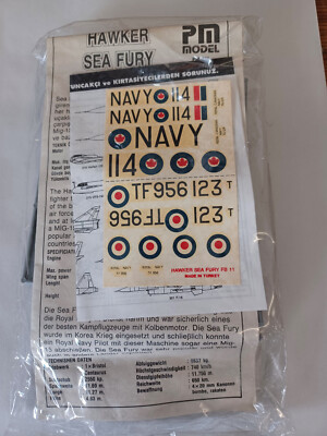 1:72 Hawker Sea Fury FB 11  PM model ohne Schachtel  selten