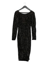 Dress The Population Bodycon Midi Dress L in Black