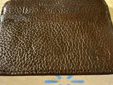 PU Leather Card Slot Slim Wallet (Dark Brown)