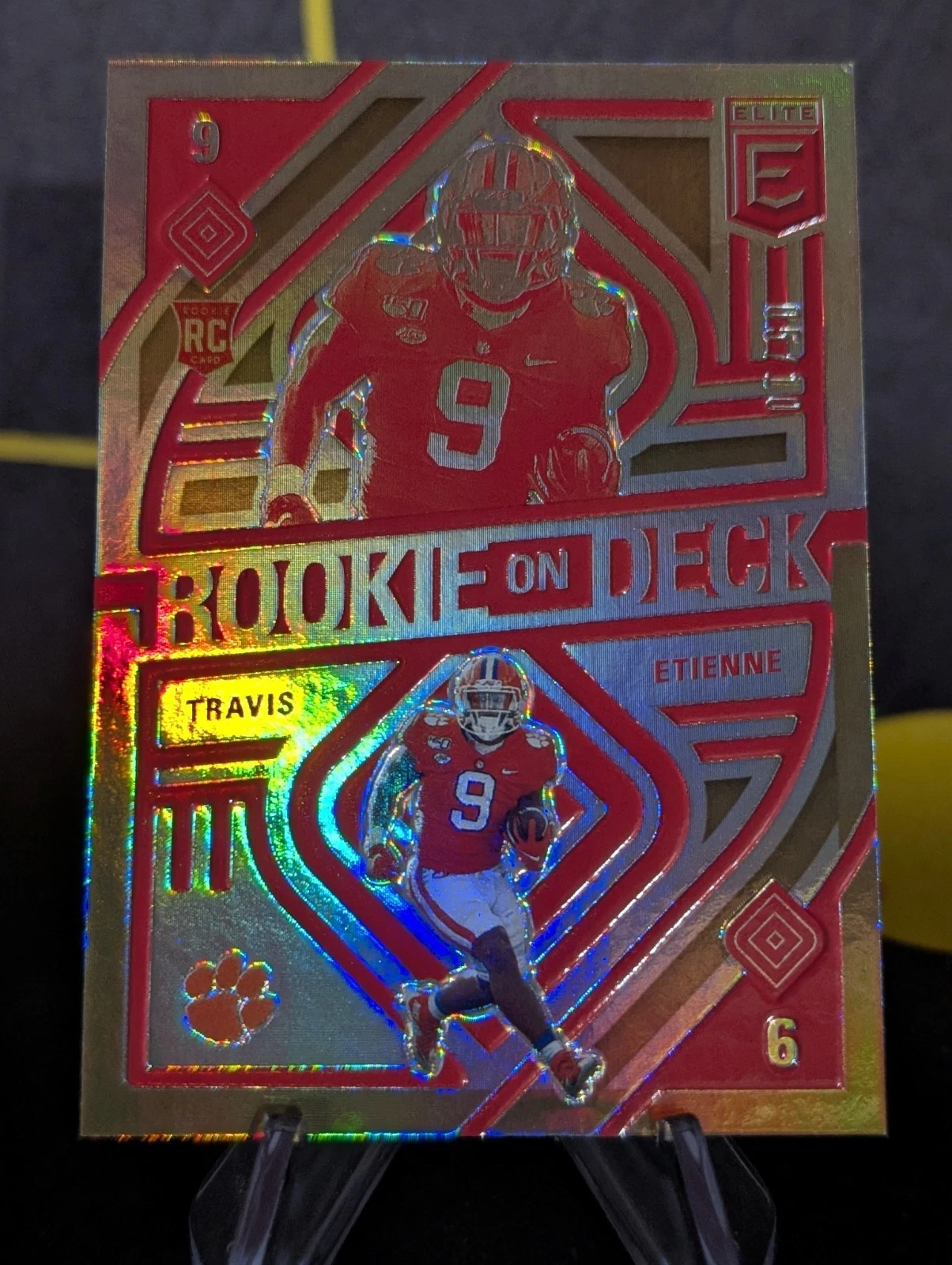 Travis Etienne Panini Donruss Elite Rookie on Deck #RD14 Gold