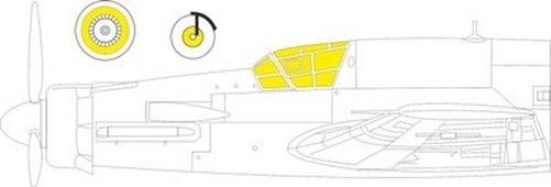 Eduard CX640 1/72 Paint Mask for HOBBY 2000 / DRAGON Do 335A