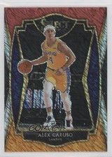 2020 Panini Select Premier Level Red White Orange Shimmer Prizm Alex Caruso y4f