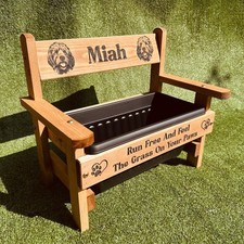 Personalised Pet Memorial Bench Planter