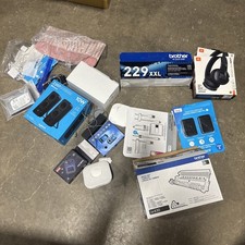 LOT OF 12- Assorted Electronic, Anker  Cameras Jbl