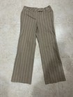 Ann Taylor Loft Beige Khaki Striped “Ann” Size 4 Slack Pants Trousers — photo 1