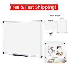 24x18 Whiteboard with Aluminum Frame - Perfect for Home, Office, and School