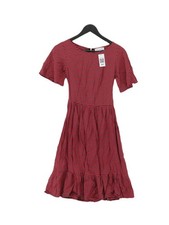 Closet A-Line Midi Dress UK8 in Multi